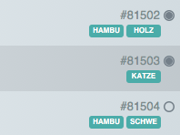 Detailansicht Tagging