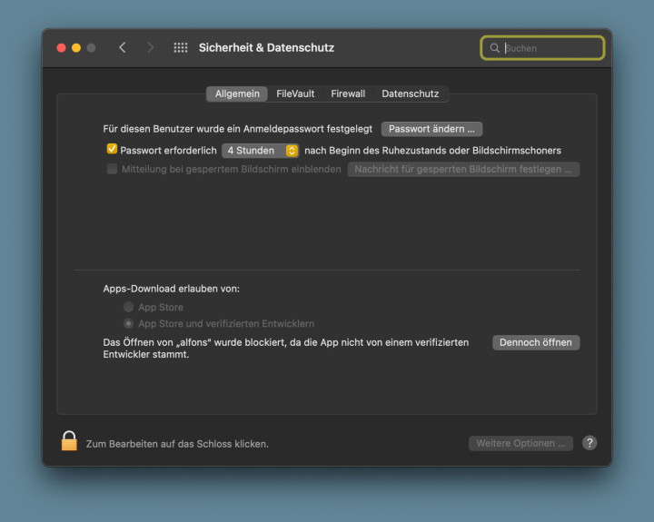 Screenshot Mac Installation 2