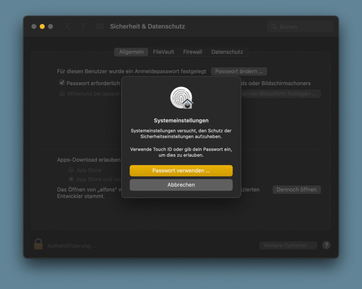 Screenshot Mac Installation 3